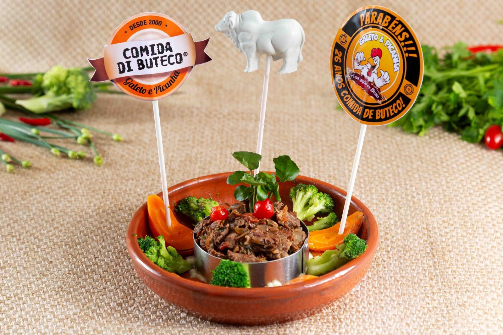 Prato O boi do Zé - Concorrente Oficial Comida di Buteco
